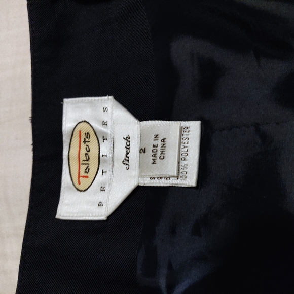 Talbots Stretch Wool-Lined Wide Leg Dress Pants - Picture 3 of 7